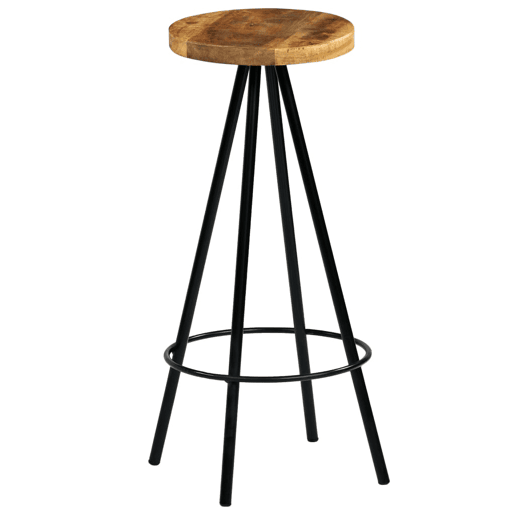 vidaXL Cadeiras de bar 4 pcs madeira de mangueira maciça vidaXL Cadeiras de bar 4 pcs madeira de mangueira maciça