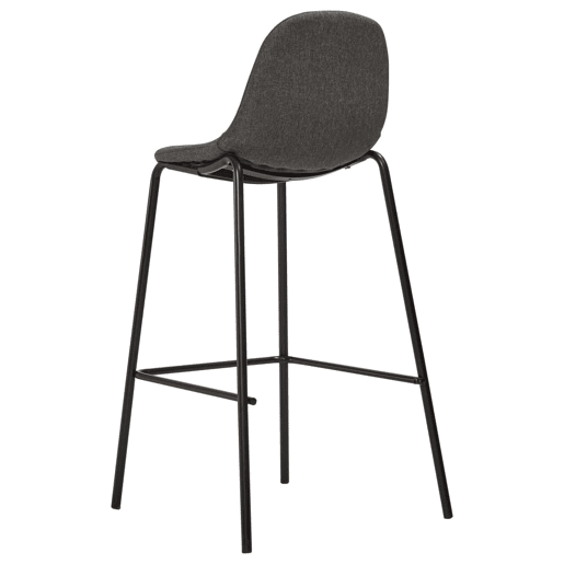 vidaXL Cadeiras de bar 2 pcs tecido cinzento-escuro vidaXL Cadeiras de bar 2 pcs tecido cinzento-escuro