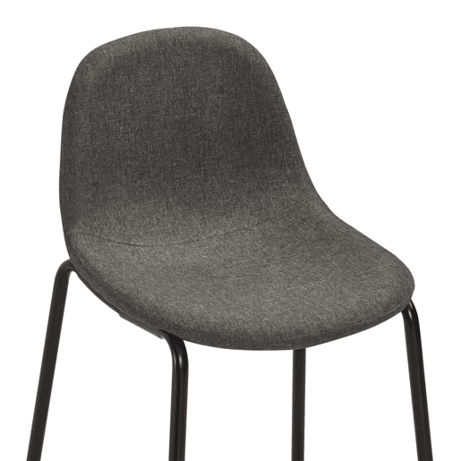 vidaXL Cadeiras de bar 2 pcs tecido cinzento-escuro vidaXL Cadeiras de bar 2 pcs tecido cinzento-escuro