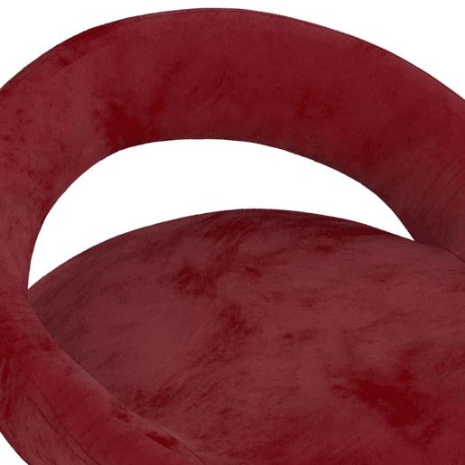 vidaXL Bancos de bar 2 pcs veludo vermelho tinto