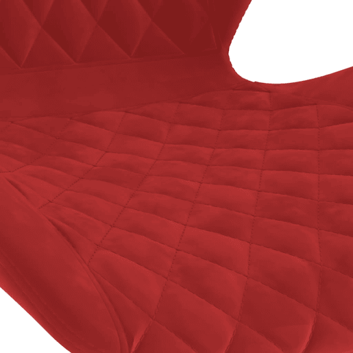 vidaXL Bancos de bar 2 pcs veludo vermelho tinto