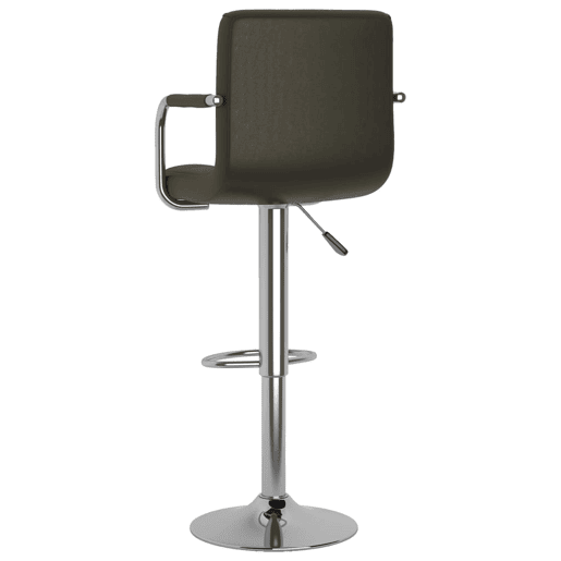 vidaXL Bancos de bar 2 pcs couro artificial castanho