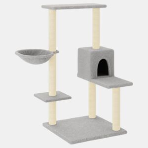 vidaXL Arranhador para gatos com postes de sisal