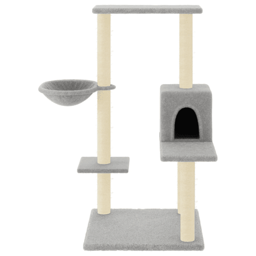 vidaXL Arranhador para gatos com postes de sisal