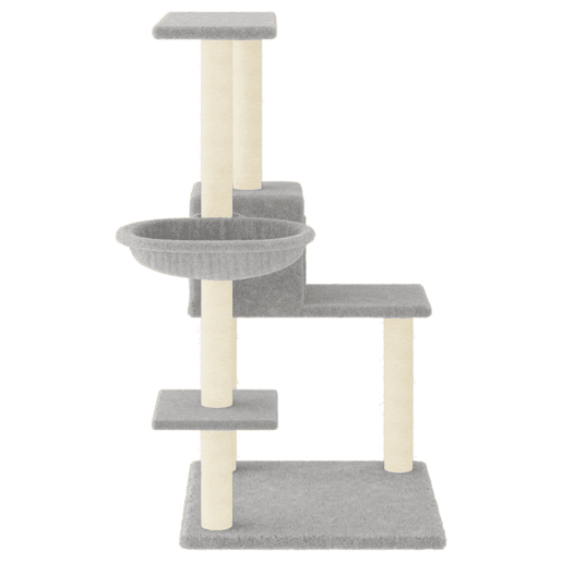 vidaXL Arranhador para gatos com postes de sisal