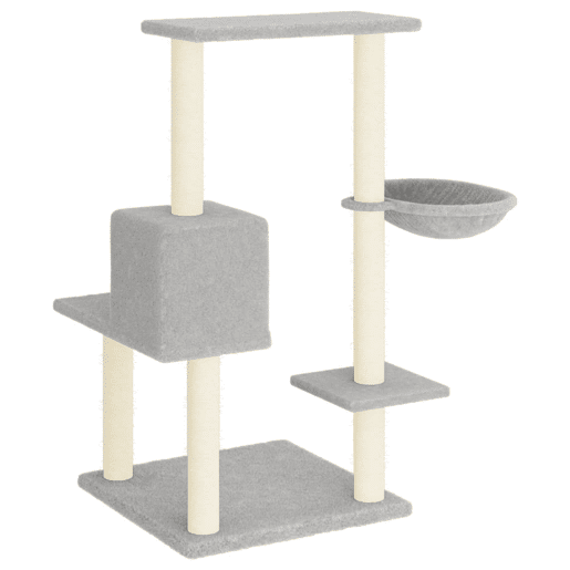 vidaXL Arranhador para gatos com postes de sisal