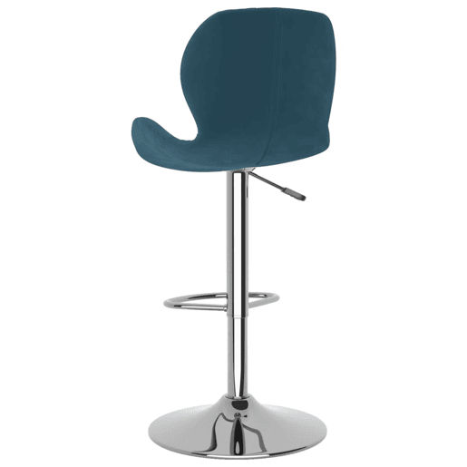 vidaXL Bancos de bar 2 pcs veludo azul