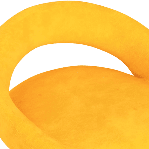 vidaXL Bancos de bar 2 pcs veludo amarelo mostarda