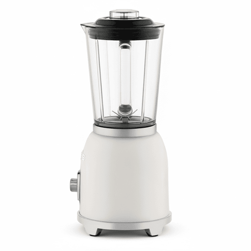 Liquidificadora vintage SWEISS MXV8 de 1000 W com jarro de 1,5 L, função pulse e lâminas em aço inoxidável, bege