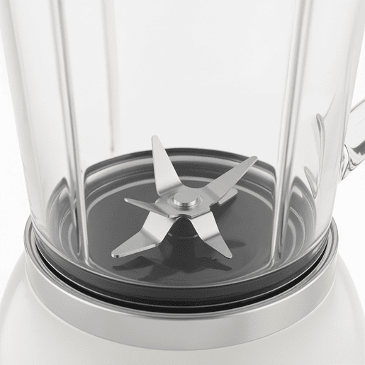 Liquidificadora vintage SWEISS MXV8 de 1000 W com jarro de 1,5 L, função pulse e lâminas em aço inoxidável, bege
