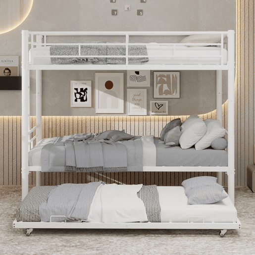 Beliche duplo Twin - alta resistência, estável, silencioso, com grade de segurança - branco