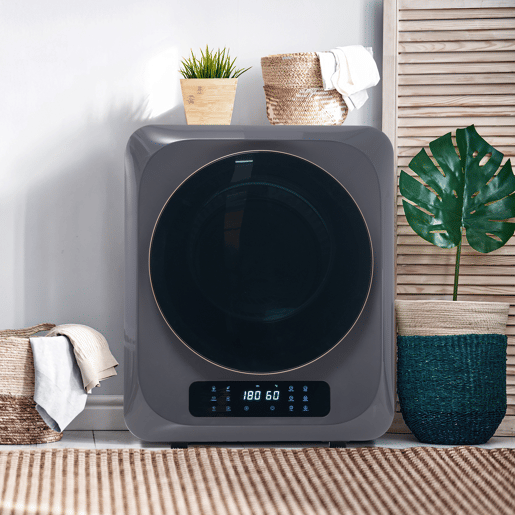 Secador de cabelo 2,5 kg - 850 W, 6 programas, 6 funções, sobreaquecimento, montagem na parede - Cinza