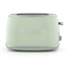 Torradeira vintage SWEISS GRS7 de 850 W com 2 ranhuras, 6 níveis de tostagem e função descongelar, verde