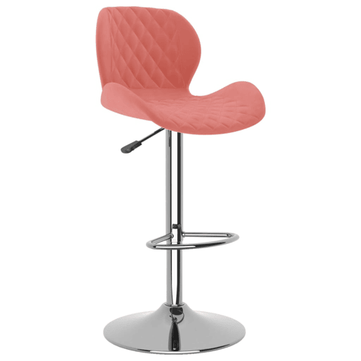 vidaXL Bancos de bar 2 pcs veludo rosa vidaXL Bancos de bar 2 pcs veludo rosa