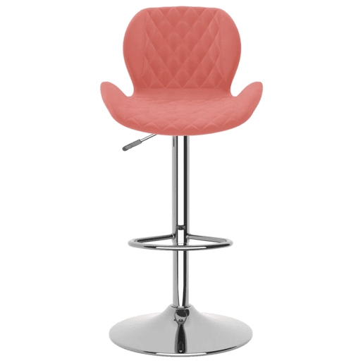vidaXL Bancos de bar 2 pcs veludo rosa vidaXL Bancos de bar 2 pcs veludo rosa