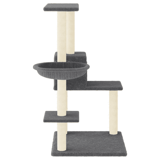 vidaXL Arranhador para gatos com postes de sisal