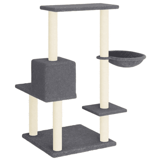 vidaXL Arranhador para gatos com postes de sisal