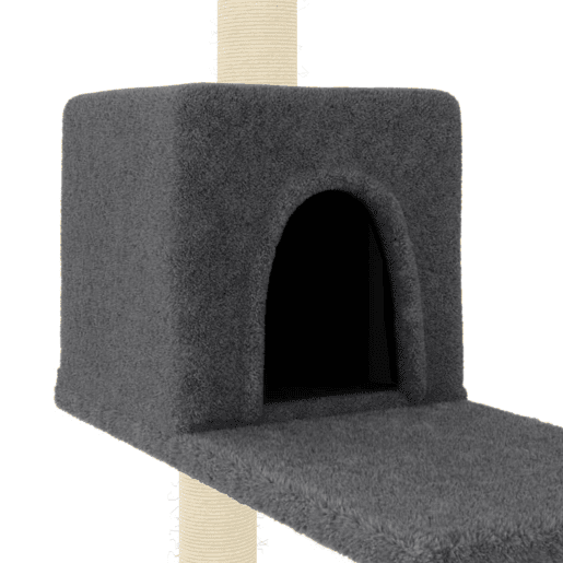 vidaXL Arranhador para gatos com postes de sisal