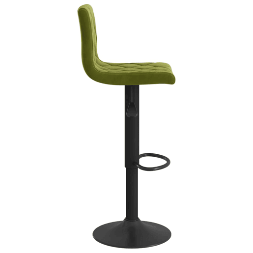 vidaXL Bancos de bar 2 pcs veludo verde-claro vidaXL Bancos de bar 2 pcs veludo verde-claro