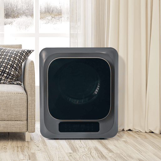 Secadora de condensação 3-4 kg - 850 W, 6 programas, 6 funções, filtro múltiplo - Cinza
