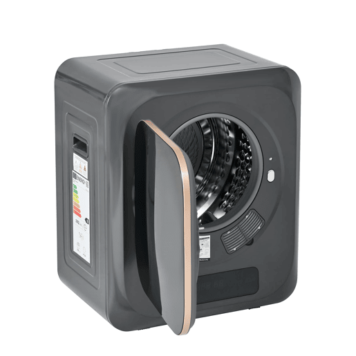 Secadora de condensação 3-4 kg - 850 W, 6 programas, 6 funções, filtro múltiplo - Cinza