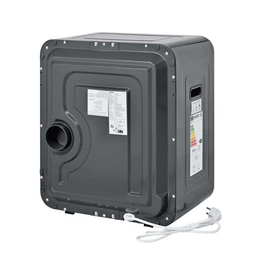 Secadora de condensação 3-4 kg - 850 W, 6 programas, 6 funções, filtro múltiplo - Cinza