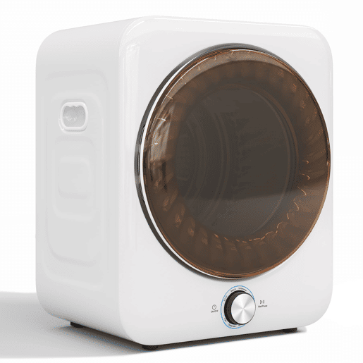 Mini secadora 3 kg - 1350 W, 8 programas, sensor NTC, silenciosa, filtro duplo - Branca Mini secadora 3 kg - 1350 W, 8 programas, sensor NTC, silenciosa, filtro duplo - Branca