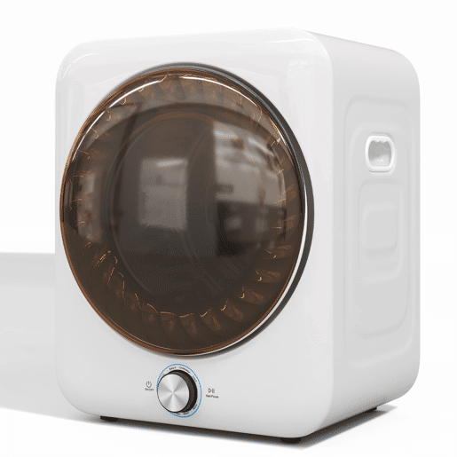 Mini secadora 3 kg - 1350 W, 8 programas, sensor NTC, silenciosa, filtro duplo - Branca Mini secadora 3 kg - 1350 W, 8 programas, sensor NTC, silenciosa, filtro duplo - Branca