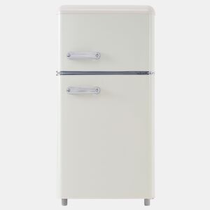 Frigorífico retro 72L - Porta dupla superior e inferior - Branco