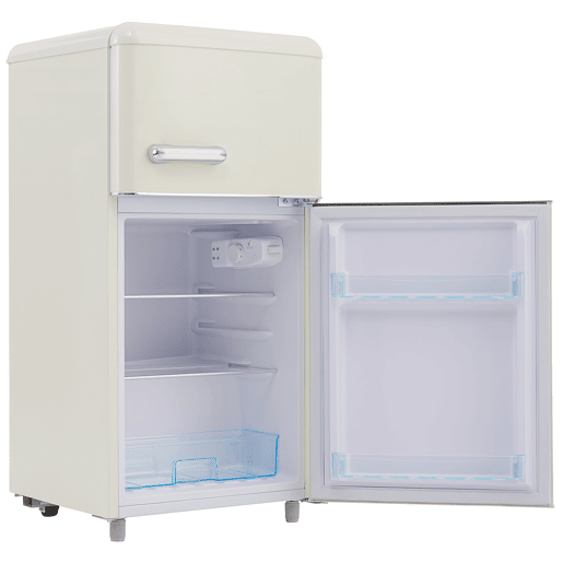 Frigorífico retro 72L - Porta dupla superior e inferior - Branco