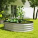 Jardineras Exterior Grande Acero Galvanizado Outsunny Jardineras Exterior Grande Acero Galvanizado Outsunny Gris
