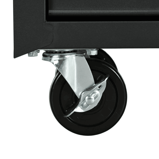 DURHAND Carrinho de Ferramentas com 7 Gavetas Rodas Trava Armário de Armazenamento para Oficina de Garagem e Chapa de Aço 69x33x75 cm Preto