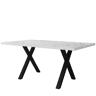 Mesa de jantar fixa retangular 140 cm de mdf,branco