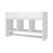 Franklin estantería de baño con barra para toalla y estantes 63 Franklin estantería de baño con barra para toalla y estantes 63 Blanco