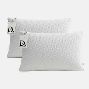 Pack 2 Almofadas Viscoelástica 100% Flocos e Tecido Elástico 75cm Don Algodón