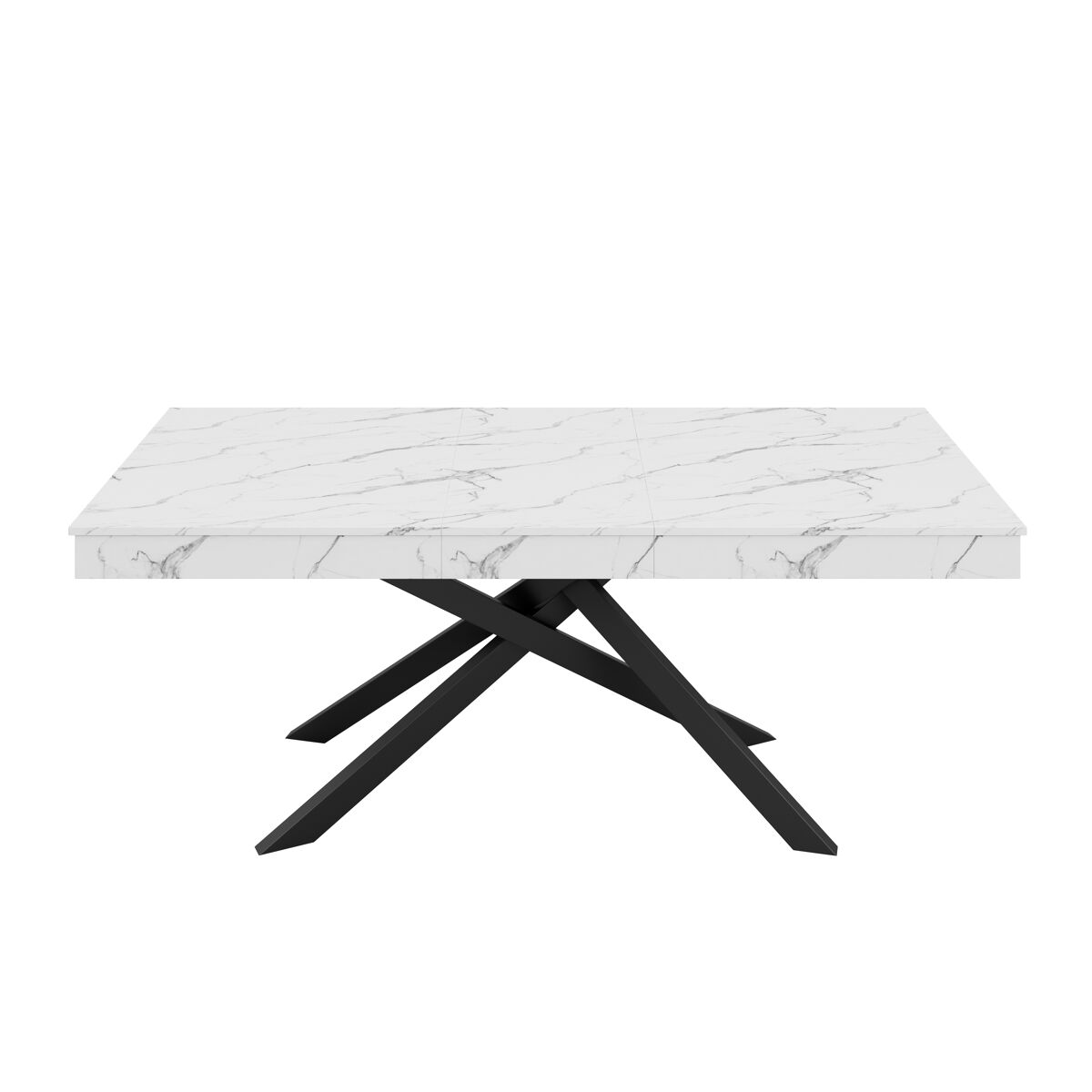 Mesa de comedor extensible rectangular 140x80