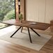 Mesa de comedor extensible rectangular Mesa de comedor extensible rectangular Nogal