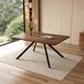 Mesa de comedor extensible rectangular Mesa de comedor extensible rectangular Nogal