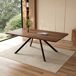 Mesa de comedor extensible rectangular Mesa de comedor extensible rectangular Nogal