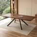 Mesa de comedor extensible rectangular Mesa de comedor extensible rectangular Nogal