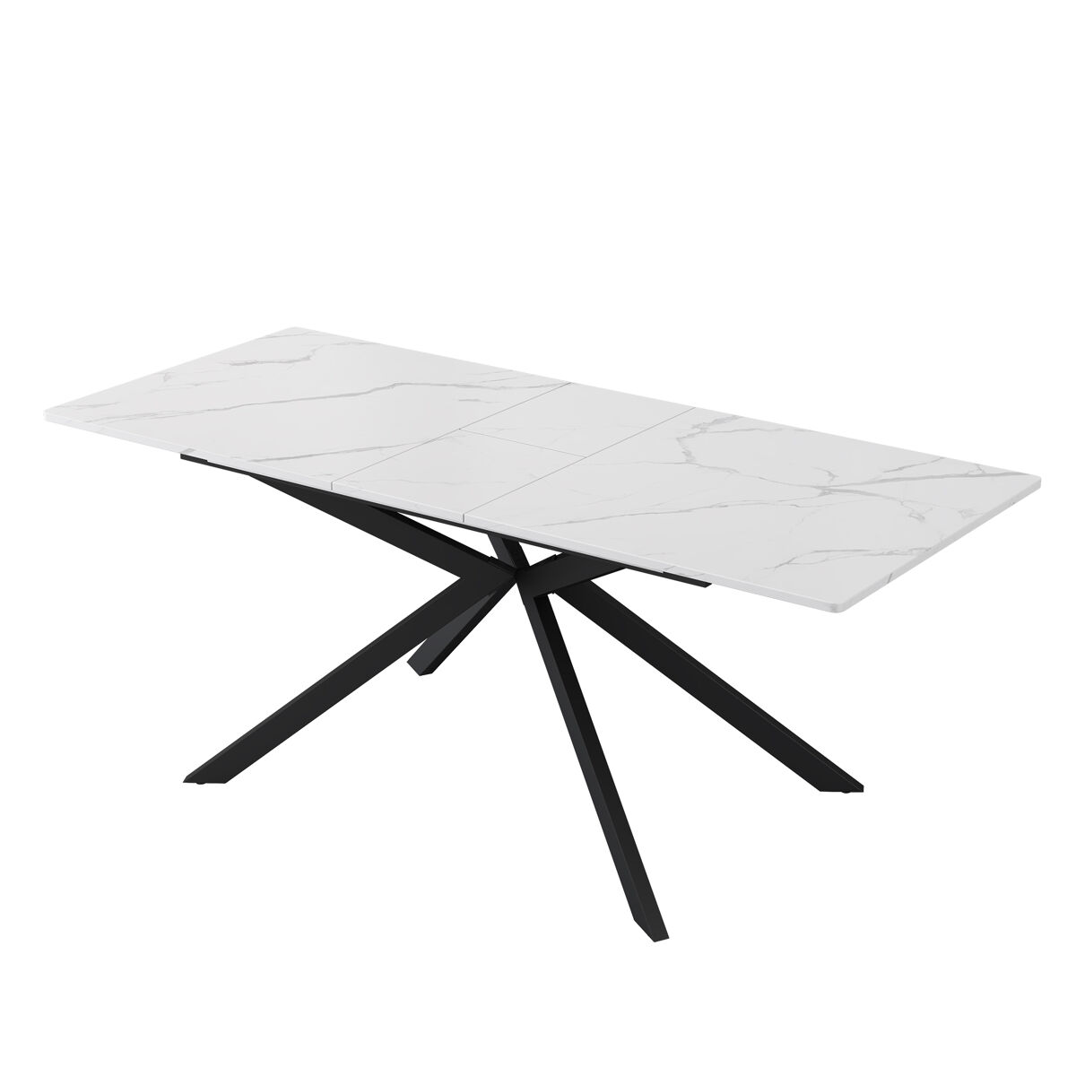 Mesa de comedor extensible rectangular 150x70