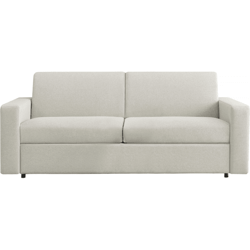 Sofá convertível Diana Express em tecido - Zona para dormir de 140 cm - 3 lugares - Bege