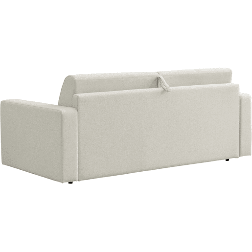 Sofá convertível Diana Express em tecido - Zona para dormir de 140 cm - 3 lugares - Bege