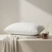 Almohada Viscoelástica Copos Tejido Strech Don Algodón 75x40 Almohada Viscoelástica Copos Tejido Strech Don Algodón 75x40 Blanco