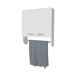 Goodyear botiquín de baño en melamina con barra toalla 44 Goodyear botiquín de baño en melamina con barra toalla 44 Blanco