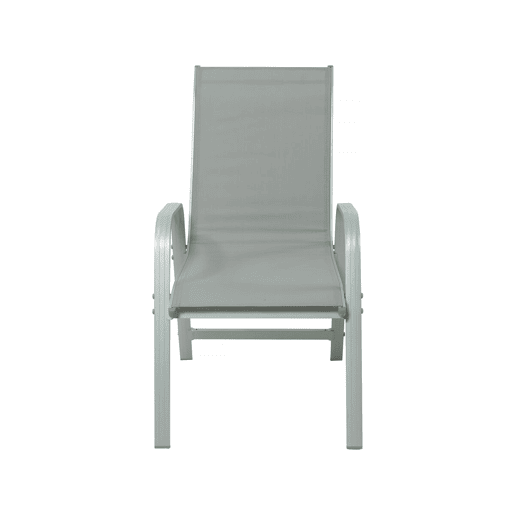Mesa e cadeiras de jardim em alumínio extensível Lagos - 140280 x 90 x 76 cm - 8 lugares sentados - Cinzento claro