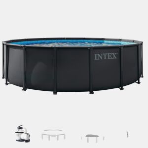 INTEX Ultra XTR 5 metros piscina redonda amovível com sistema de filtragem