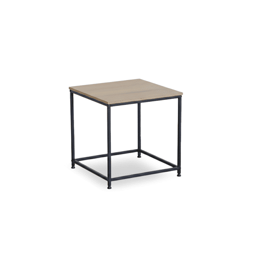 Mesa lateral Nancy em estilo industrial