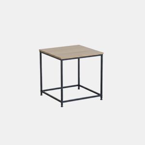 Mesa lateral Nancy em estilo industrial