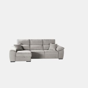 Chaise Longue Murano Cinza Esquerda